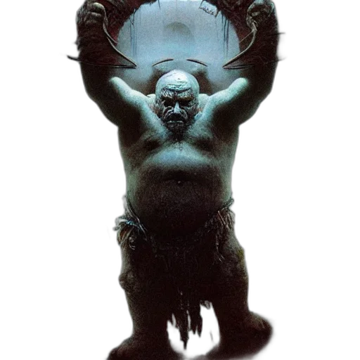 creature, staff, mask, animal, concept art, fantasy art, comic book art, photorealistic transparent PNG cut-out