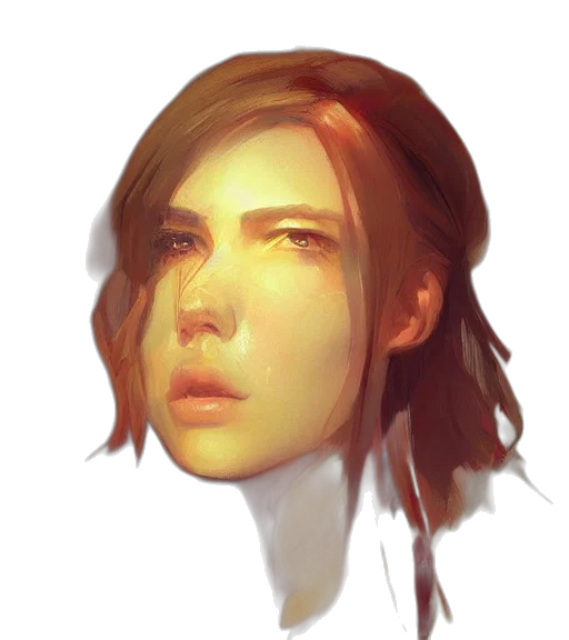 face, mask, hair, robot, photorealistic, concept art, oil painting, fantasy art transparent PNG cut-out