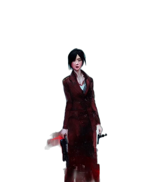 staff, dress, weapon, concept art, fantasy art, 3d render, photorealistic, red transparent PNG cut-out