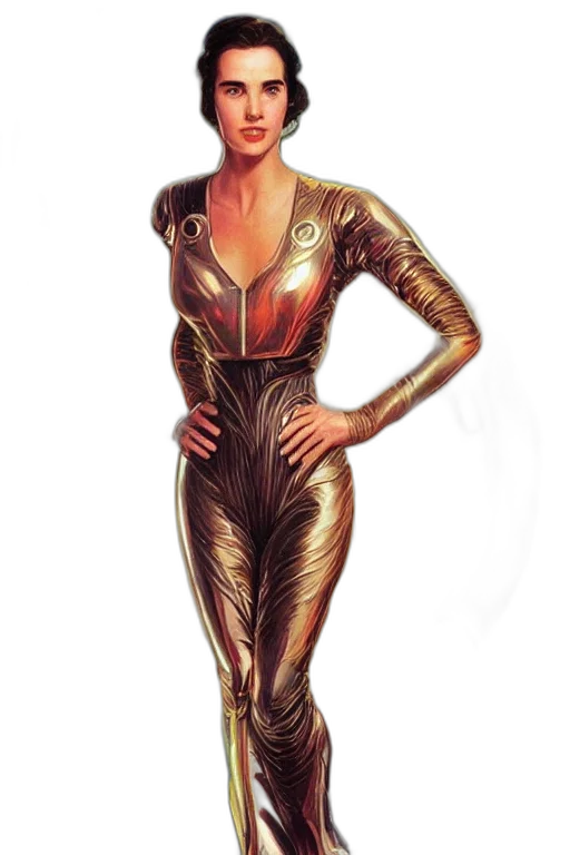dress, comic book art, concept art, photorealistic transparent PNG cut-out
