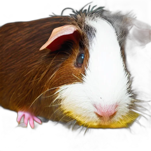 animal, hat, creature, food, photorealistic, smelly, guinea, pig transparent PNG cut-out