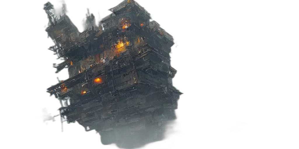 building, weapon, dragon, robot transparent PNG cut-out
