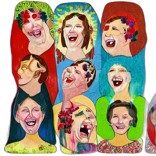 shoes, mask, various, disembodied transparent PNG cut-out