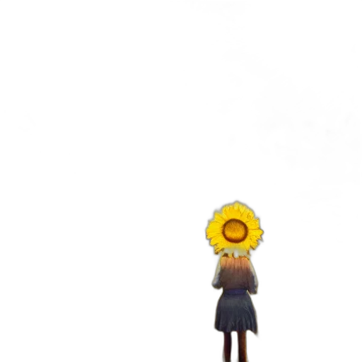 hat, staff, crown, dress, pixel art, concept art, 3d render, anime transparent PNG cut-out