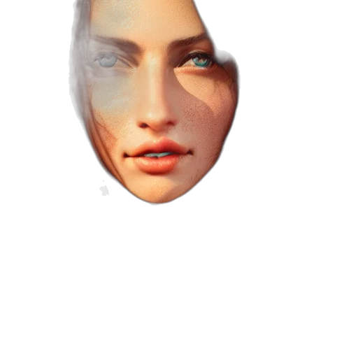 face, mask, jewelry, hat transparent PNG cut-out