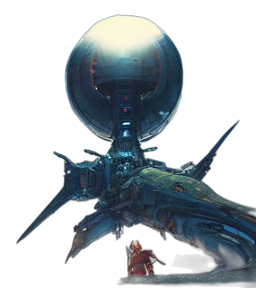 robot, weapon, sword, creature, concept art, fantasy art, cyberpunk, comic book art transparent PNG cut-out