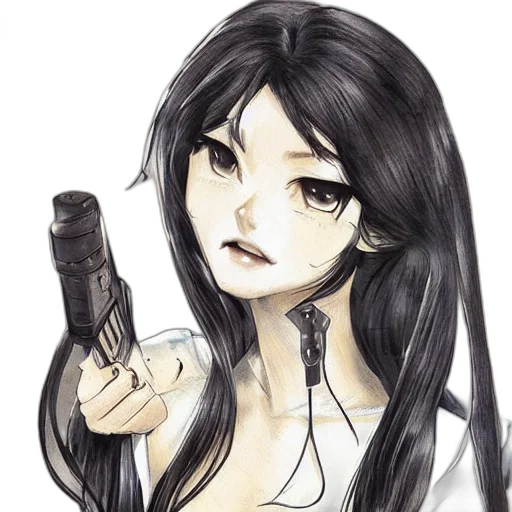 staff, weapon, hair, anime transparent PNG cut-out