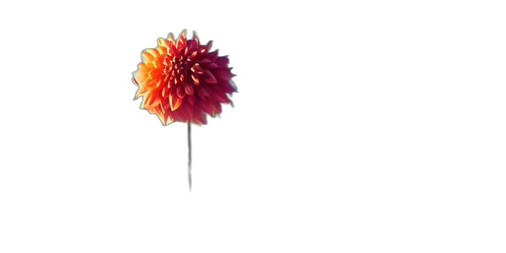 flower, umbrella, staff, crown, 3d render, photorealistic, concept art, vaporwave transparent PNG cut-out