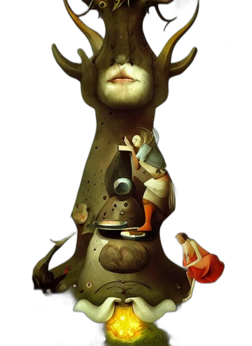 crown, staff, mask, face transparent PNG cut-out