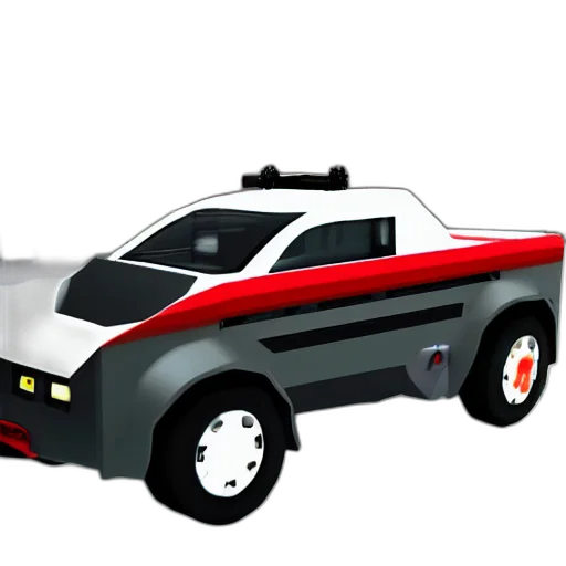 car, 3d render, concept art, cartoon transparent PNG cut-out