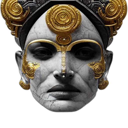 mask, face, crown, jewelry transparent PNG cut-out