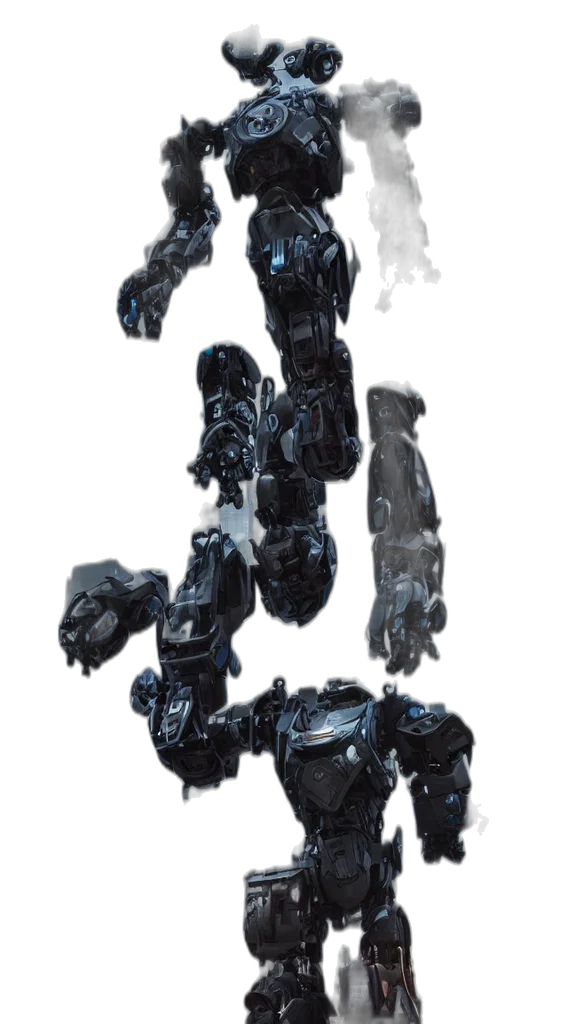 robot, weapon, dragon, creature transparent PNG cut-out
