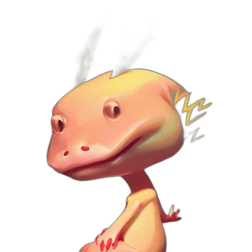 dragon, creature, animal, staff transparent PNG cut-out