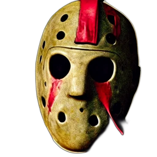 mask, face, weapon, concept art, 3d render, photorealistic, jason, voorhees transparent PNG cut-out