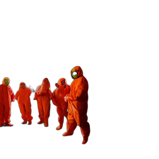 jacket, staff, mask, 3d render, concept art, pixel art, outer space, fire transparent PNG cut-out