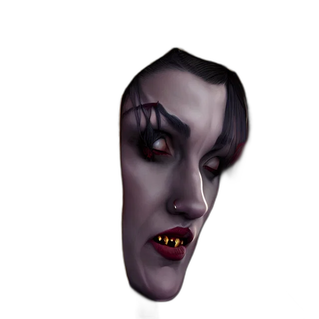 face, mask, creature, staff transparent PNG cut-out
