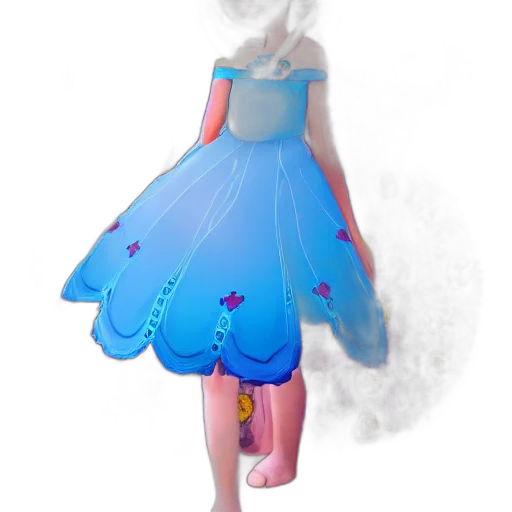 dress, mask, staff, concept art, 3d render, fantasy art, photorealistic, fog transparent PNG cut-out