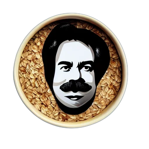 face, food, mask, hair transparent PNG cut-out