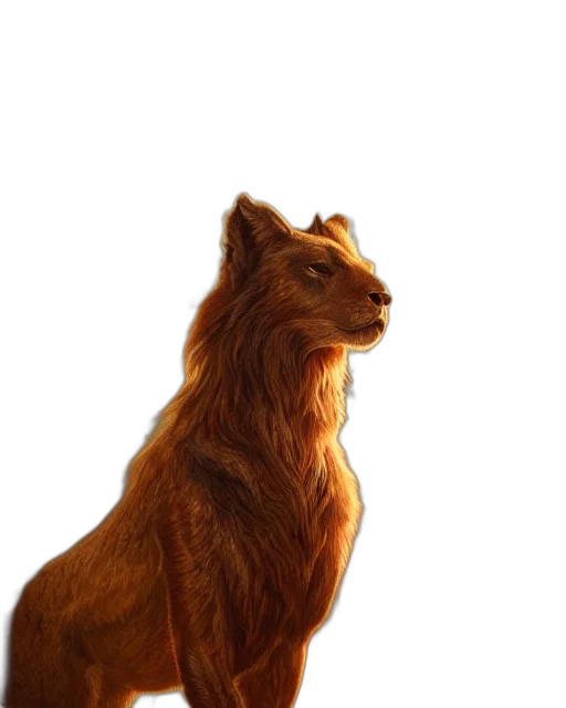 animal, creature, staff, crown transparent PNG cut-out