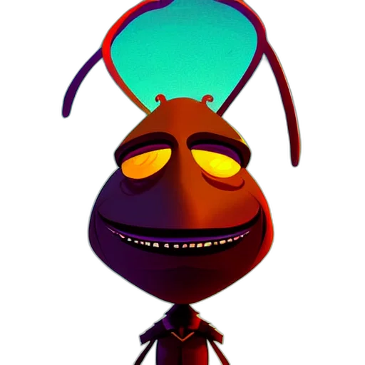 animal, staff, creature, robot transparent PNG cut-out
