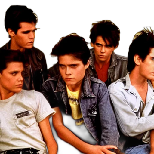 film, still, outsiders transparent PNG cut-out
