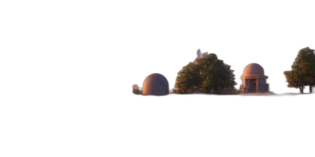 crown, tree, hat, building, 3d render, concept art, pixel art, vaporwave transparent PNG cut-out