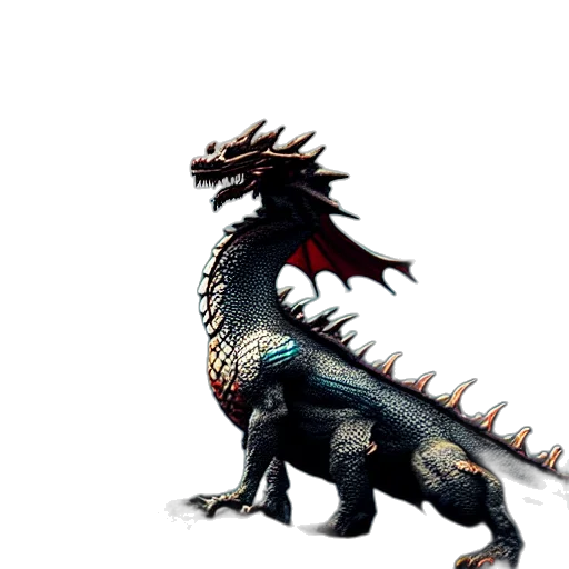 dragon, animal, creature, weapon transparent PNG cut-out