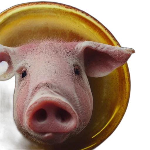 food, animal, mask, photorealistic, pork, eye transparent PNG cut-out