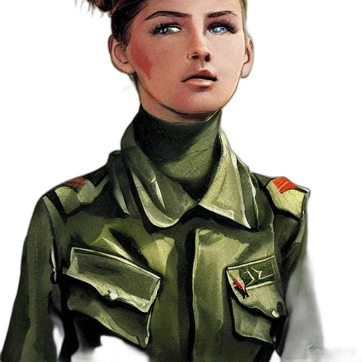 jacket, staff, face, weapon, oil painting, photorealistic, concept art, comic book art transparent PNG cut-out