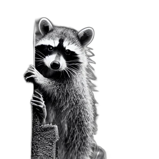 animal, creature, staff, weapon, photorealistic, concept art, pencil sketch, comic book art transparent PNG cut-out