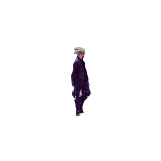 hat, robot, jacket, staff transparent PNG cut-out