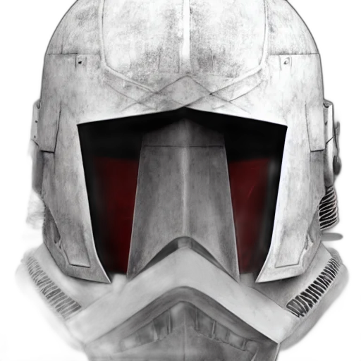 mask, robot, face, weapon, concept art, photorealistic, fantasy art, comic book art transparent PNG cut-out