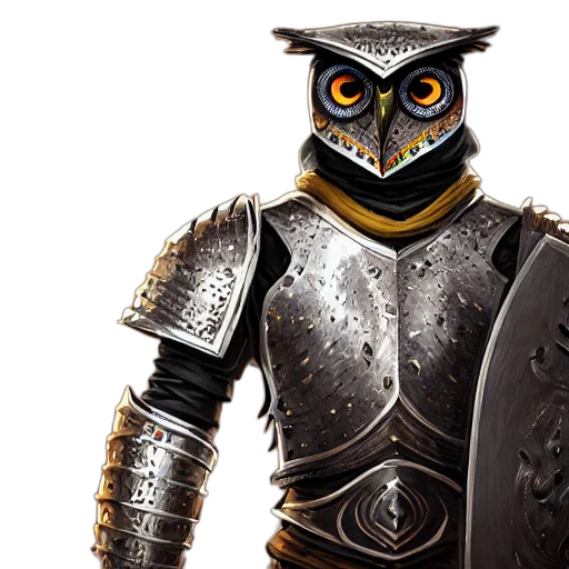 sword, mask, robot, fantasy art, concept art, 3d render, photorealistic, portrait transparent PNG cut-out