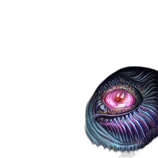 creature, mask, hair, dragon, concept art, fantasy art, pixel art, 3d render transparent PNG cut-out