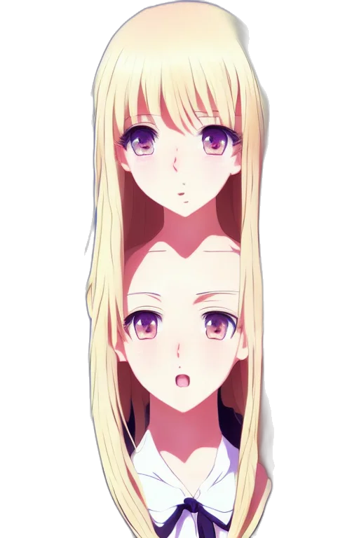 crown, face, mask, hair, anime, cartoon, pixel art, 3d render transparent PNG cut-out