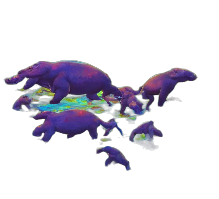 creature, dragon, animal, crown, 3d render, concept art, vaporwave, pixel art transparent PNG cut-out
