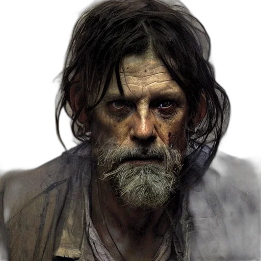 face, jacket, photorealistic, concept art transparent PNG cut-out