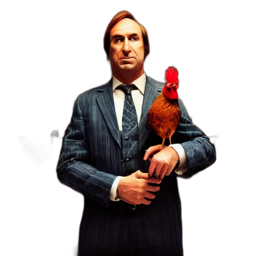 animal, jacket, staff, weapon transparent PNG cut-out