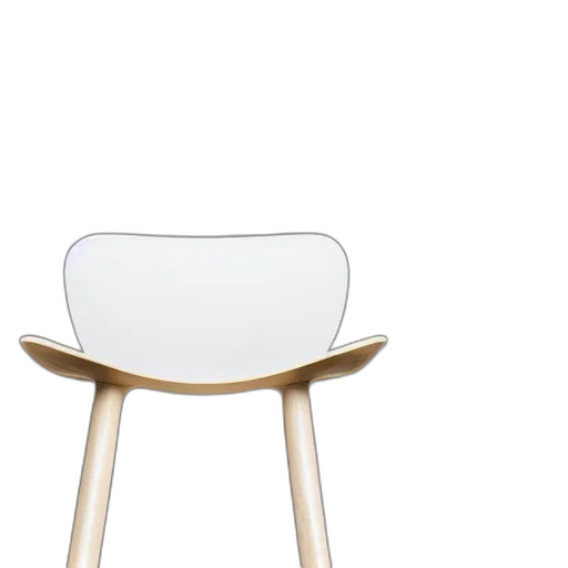 furniture, 3d render, monochrome, earth tones transparent PNG cut-out