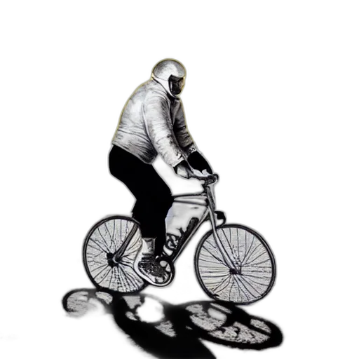 jacket, mask, staff, creature transparent PNG cut-out