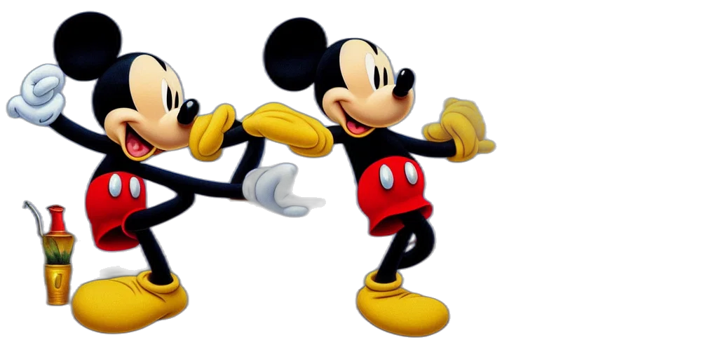 3d render, concept art, photorealistic, mickey transparent PNG cut-out