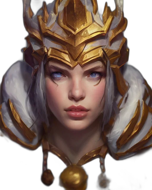 crown, face, mask, hat, fantasy art, concept art, photorealistic, oil painting transparent PNG cut-out