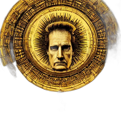 jewelry, face, comic book art, photorealistic, concept art, donald, trump, deity transparent PNG cut-out