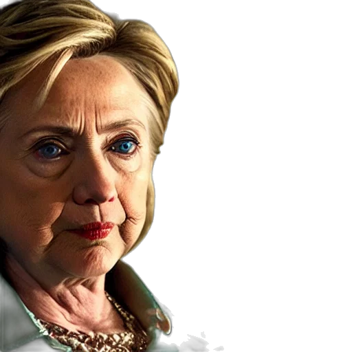 face, cinematic, shot, hillary, clinton, breaking, bad transparent PNG cut-out