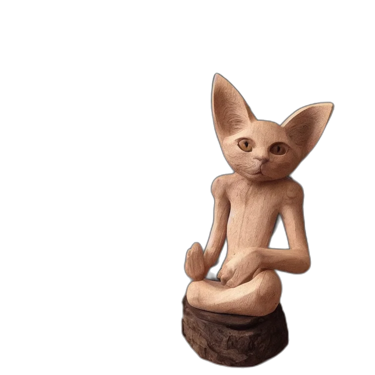 staff, animal, 3d render, photorealistic, fantasy art, concept art, realistic, wooden transparent PNG cut-out