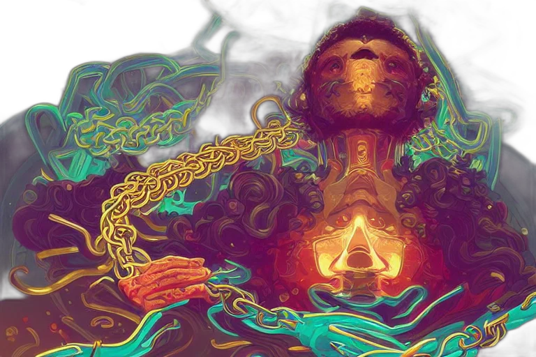concept art, fantasy art, comic book art, fire transparent PNG cut-out