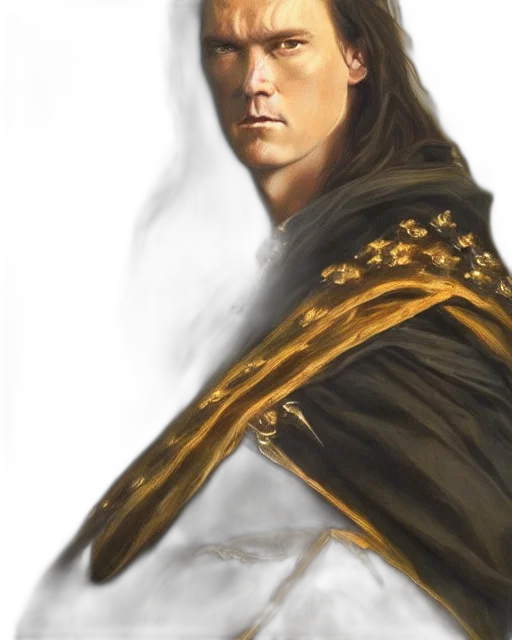 face, staff, photorealistic, fantasy art transparent PNG cut-out