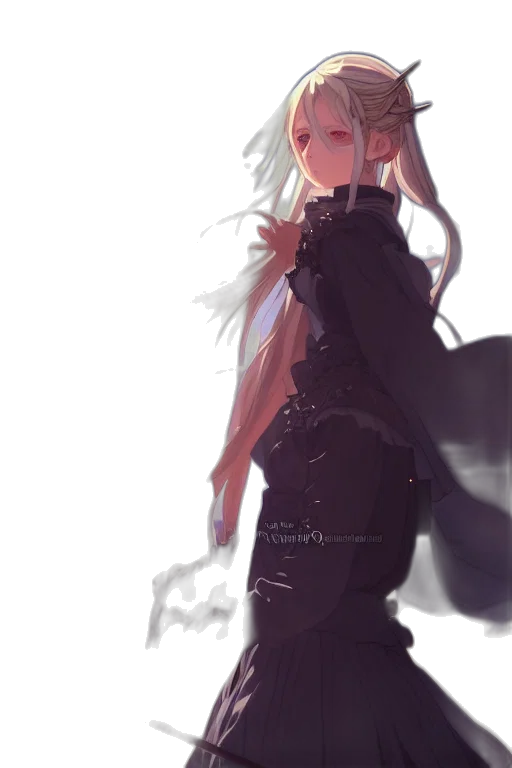 dress, dragon, sword, weapon transparent PNG cut-out