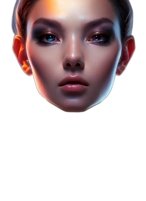 face, mask, robot, crown transparent PNG cut-out