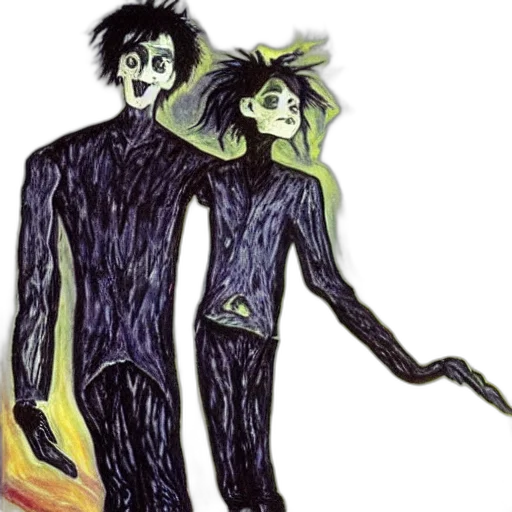 creature, staff, concept art, comic book art, watercolor, cartoon, underwater, green transparent PNG cut-out